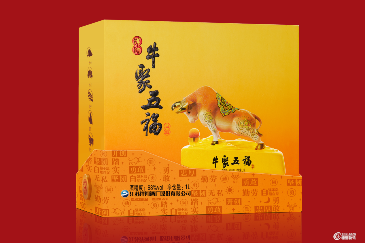 续写生肖文化故事洋河牛聚五福启福而来